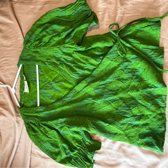 Maeve Green Textured Blouse by Anthropologie - Picture 5 of 5